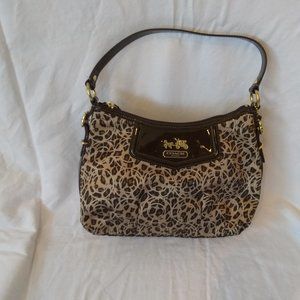 Coach Ocelot Print Handbag